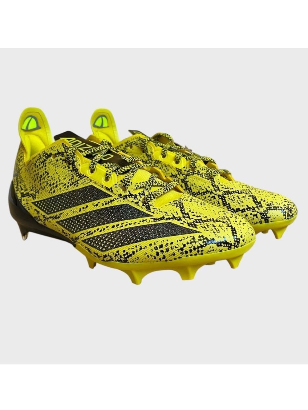 NEW Adidas Adizero Electric II Exotic Speed Football Cleats Men's Sz 8.5 Yellow